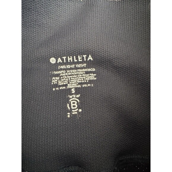 Athleta Twilight Tight Midnight Blue Sparkle Shimmer Leggings Women's Size Small - Picture 3 of 5
